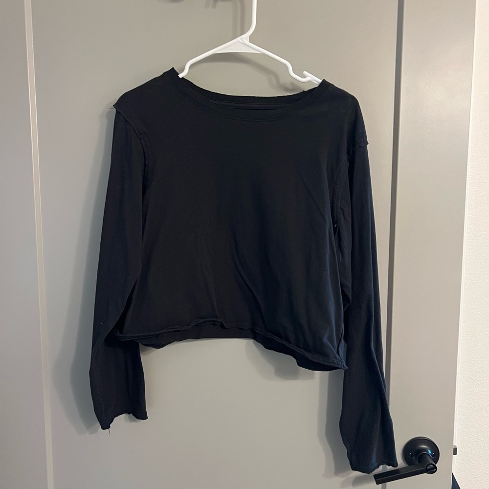 Free People We The Free The Perfect Long-Sleeve Tee Black